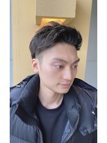 ロンド ストラーダ 心斎橋(Lond strada)&nbsp;【津賀　涼】大人カッコいい外国人風パーマ刈り上げビジネス☆