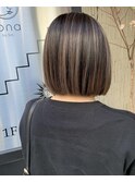 ボブ×バレイヤージュ