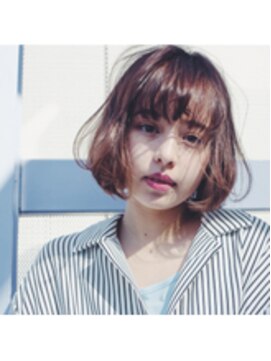 ミットバイツリー 新宿南口(mit by tree) ふんわりニュアンスカールアースカラーネビージュボブ