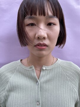 リル(Lilu) 2021/縦と横のイメージのブラントボブのお客様☆クロカワケンタ