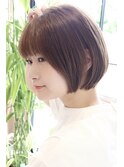 【I.】お手入れ簡単ストレートショートボブ　川口