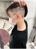 【roijir 山岸】スキンフェード女子 刈り上げ女子　ドラケン女子