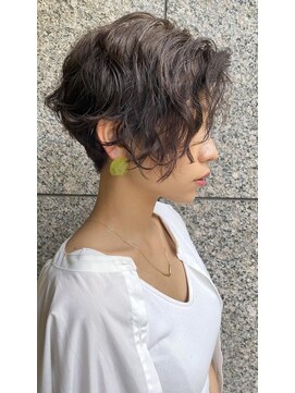 フラミューム 藤沢(flammeum) セクシーショートパーマ