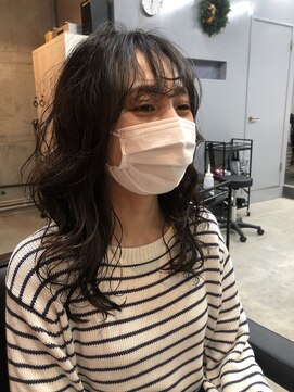 ボウ(BOW) くせ毛風ウルフパーマ