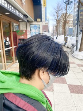 エミュー(Emu) ネイビー×ハンサムショート☆