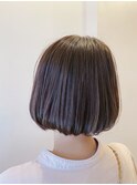 ［-tre-］切りっぱなしボブ×アッシュカラー