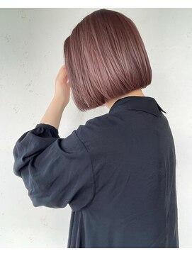 ヘアースタジオゼン アドバンス(hair studio Zen advance) ツヤっとピンクボブ