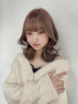 ロンド ロビン 栄(Lond robin) 【Lond robin】五島巨幹 韓国/韓国風/クビレヘア/似合わせ/前髪