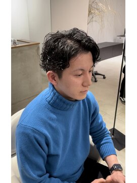 サルファ ヘアデザイン 名古屋 丸の内(S.ALPHA HAIR DESIGN) ナチュラルパーマセンターパート
