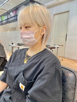 ゼストララ(ZEST Lara) ハイトーンボブ×アッシュ【吉祥寺】