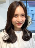 (韓国風/くびれヘア/縮毛矯正/前髪/サイドバング/小顔)
