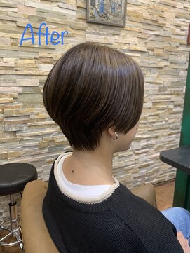 ヘアーラウンジ アンフィ 井土ヶ谷(Hair Lounge Anphi) ハンサムショート♪