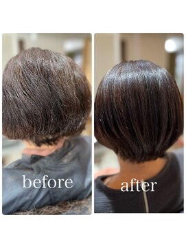 アレッタ 大森町(aletta) カット+カラー+酸性ストレート