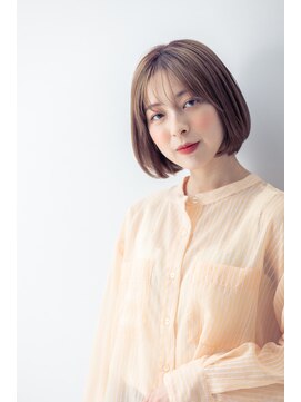 ブリング バイ スノードロップ 吉祥寺(BRING by Snowdrop) 黒髪/グレーベージュ/レイヤーロング/前髪パーマ/吉祥寺