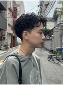 王道メンズパーマ