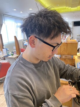 レクタ(recta) メンズマッシュショートツイストパーマ