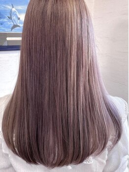 ヘアーアンドケア マーレ(hair&care mare)の写真/一人ひとりに合わせた薬剤選定で、艶髪が叶う★紫外線からも髪を保護します◎ダメージに負けない髪へ！