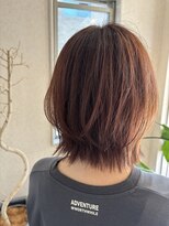 ジェリカヘアー サンフラワー通り(Jlica hair)&nbsp;くびれボブ×ボルドーブラウン