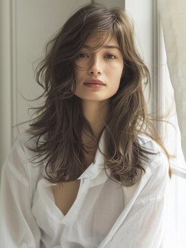 アルトリスト(Altruist Aging×HAIR&SPA) ★ダークアッシュ大人ガーリーボブ着物ミディアムレイヤーカット