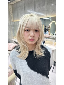 ロンド レア 天神大名店(Lond Le’a) メルティカラー/ウェーブミディアム /似合わせカットスタイル