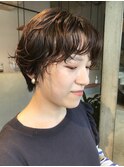 ショート×ニュアンスパーマ