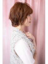 カバーヘア ブリス 上尾西口店(COVER HAIR bliss)&nbsp;■小顔補正カット抜け感ひし形ショートミニボブ37上尾30代40代