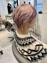 ユーフォリア 渋谷グランデ(Euphoria SHIBUYA GRANDE) ハイトーンメンズ ホワイトピンク ニュアンスカラー MOMO