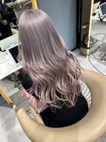 ロンドルピナス 小倉(Lond Lupinus) イメチェン外ハネボブワイドバングホワイトブロンド美髪韓国
