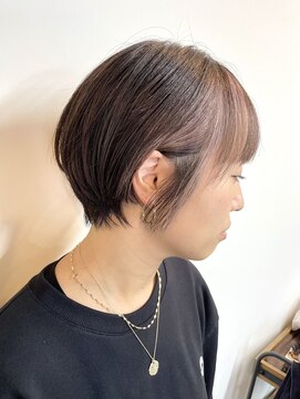ヴースヘアデザイン(vou's hair design) コンパクトショート＋インナーカラー