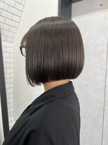 レガーレ(Legare) 切りっぱなし×丸みボブ×オリーブベージュ