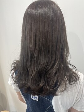 アメリ(ameri) 【ameri 仲丸】グレージュ×セミロング