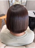 【極】艶ミニマムボブ髪質改善