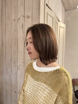 エイミーバイアフロート(amie  by afloat) 大人カジュアルレイヤーボブ◎