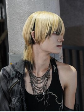 ディーカヘアーセンダイ(Di KA HAIR sendai) "blond×black Design color"