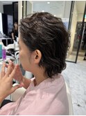 癖毛風メンズパーマ
