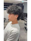 波巻きスパイラル/メンズカット/メンズ/メンズサロン/波巻き