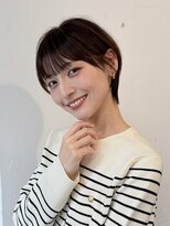 ガーデン タチカワ(garden tachikawa) 丸みショート/ショート/ショートボブ/暖色系カラー/小顔