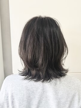 黒髪カタログ/クラゲヘアー/オリーブグレー/天王町NT1201