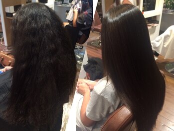 フォッセット レーヴ(Fossetto reve)の写真/頑固な癖もお任せ下さい!!様々なお悩みも改善へ導く☆今までとは違う縮毛矯正であなた史上最高の指通りに♪