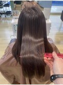 髪質改善ストレート×エイジングカラー