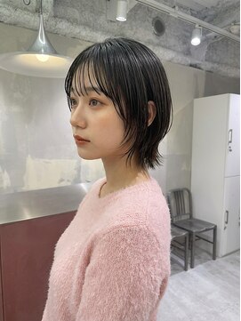 アルテフィーチェ 梅田(artefice) ミニボブウルフカットデジタルパーマレイヤーカット
