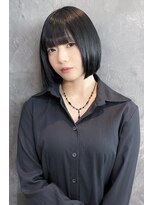 ザ ドッツ(THE DOTS)&nbsp;ブルーブラックとぱつっとボブ