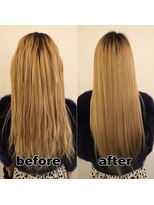 モンド ヘアクリエーション 新栄店(monde hair creation)&nbsp;【monde】before × after × 髪質改善