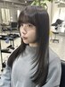 顔周りカット+前髪・顔周りストレート+高保湿トリートメント