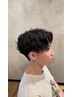 メンズ限定【眉カットで魅力が15%UP】眉カット+メンズカット¥6600→5500