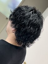 リベラル(liberal) メンズウルフ波巻きパーマ