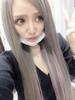 ネクスト 池袋(NEXT) 【Model SYURI】ホワイトアッシュ×パープル【NEXT池袋】