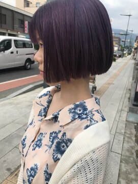 シーク(seek) 【seek菜月】パープルボブ【長野 松本】