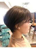 20代30代40代小顔ハンサムショートアッシュ#ミツイショート