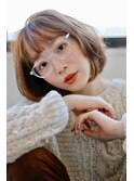 【Article二子玉川】柔らか秋冬ベージュボブ